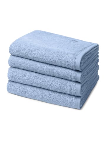 Ross 4 X Handtuch im Set Vita in Himmelblau