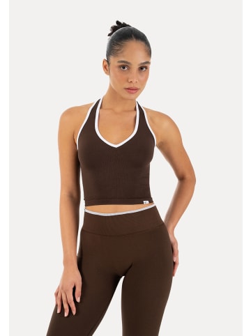 SMILODOX Sport Top Theda in Braun