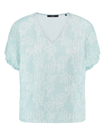 Zero  Sweatshirt kurzarm in Blue/Cream