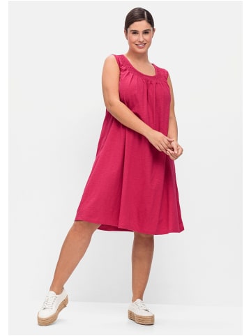 sheego Shirtkleid in magenta