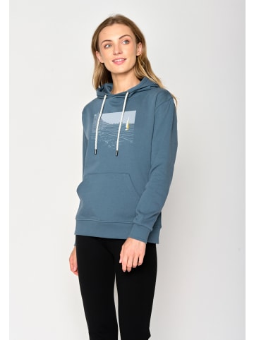 GreenBomb Hoodie Nature Set Sail in Altes Blau