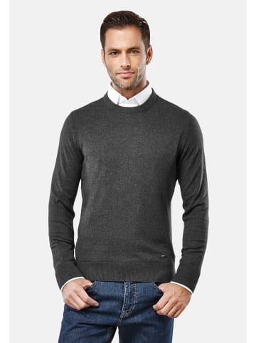 Vincenzo Boretti Pullover tailliert in anthrazit