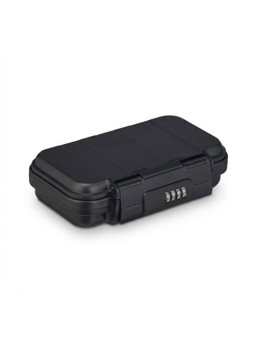 relaxdays Sicherheitsbox in Schwarz - (B)24 x (H)5,5 x (T)15 cm