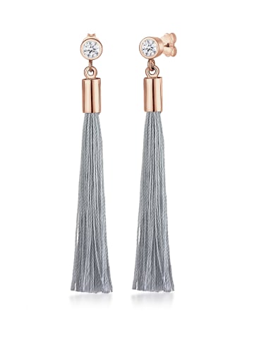 Elli Ohrringe 925 Rosegold Tassel in Rosegold