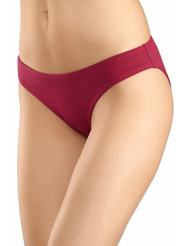 Vivance Active Bikinislip in rot, schwarz, weiß