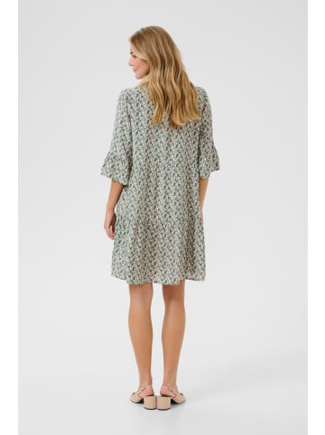 Cream Kleid CREmmiy Loose fit in Green Pink Flowers