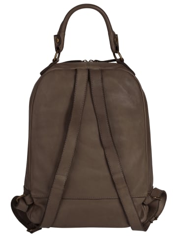 Samantha Look Rucksack echt Leder in taupe