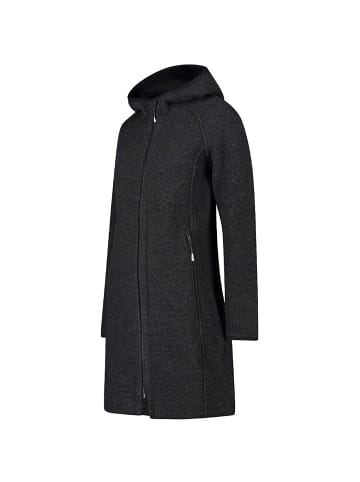 Campagnolo W PARKA FIX HOOD BONDEDWOOLTECH in Grau