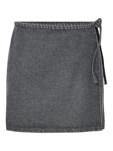 Pieces Wickelrock in Grey Denim