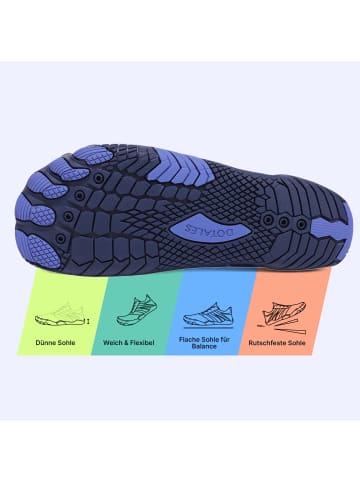 DOTALES FlowStep Barfußschuhe Blau 37