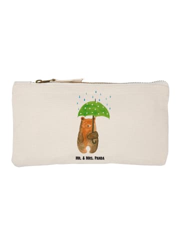 Mr. & Mrs. Panda Schminktasche Bär Regenschirm ohne Spruch in Weiß