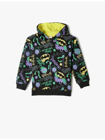 KOTON Sweatshirt in Schwarz Gemustert