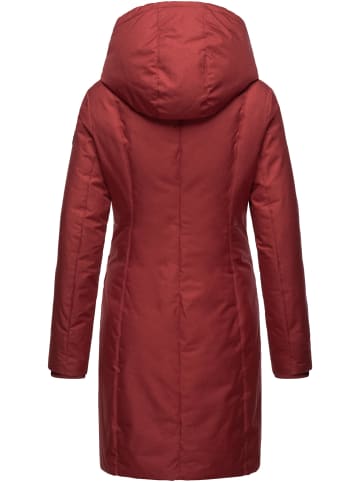 ragwear Wintermantel Amarri in Wine Red