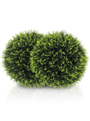 HOMCOM Kunstpflanze-45L x 45B x 45H cm-Grün