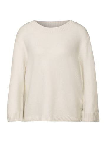 Street One Strickpullover mit Rundhals in Weiß