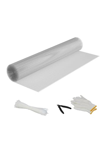 relaxdays Volierendraht in Silber - (B)5 x (H)1 m