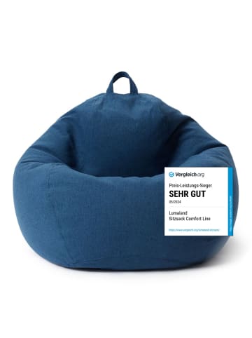 Lumaland Sitzsack Comfort 315l dunkelblau   Blau
