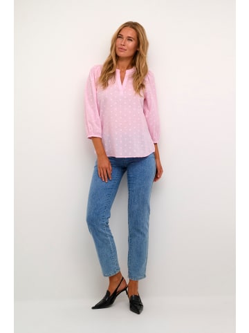 Kaffe Langarm-Bluse KAjollia Regular fit in Pink Mist