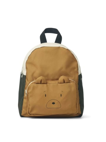 Liewood Kinderrucksack Allan Mr Bear in Braun | Beige | Grün