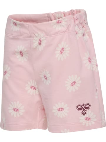 Hummel Kinder Short "Hmlmini Loose Flower Shorts" in Rosa