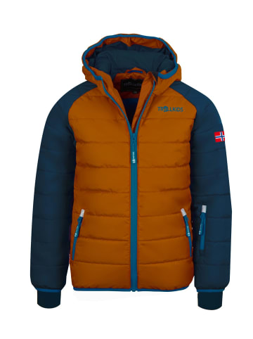 Trollkids Winterjacke "Hafjell XT" in Nachtblau/Zimt/Dunkelblau