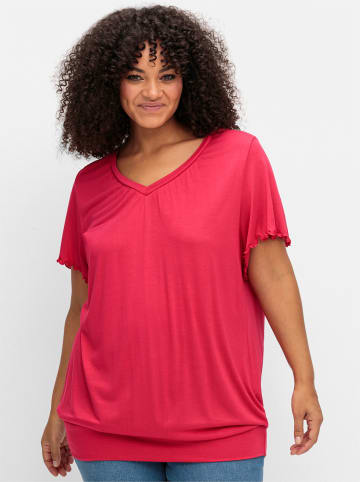sheego T-Shirt in sorbet pink
