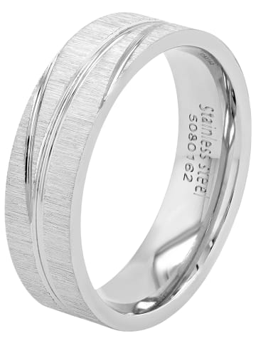 Adeliás Herren Ring aus Edelstahl in silber