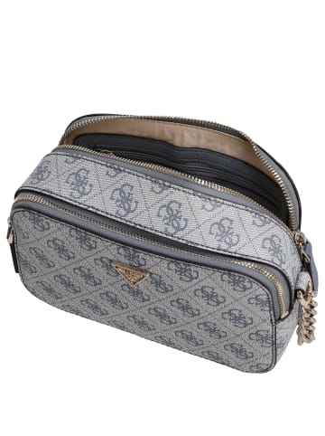 Guess Noelle II Crossbody - Umhängetasche 20 cm (dark taupe logo) in slate logo