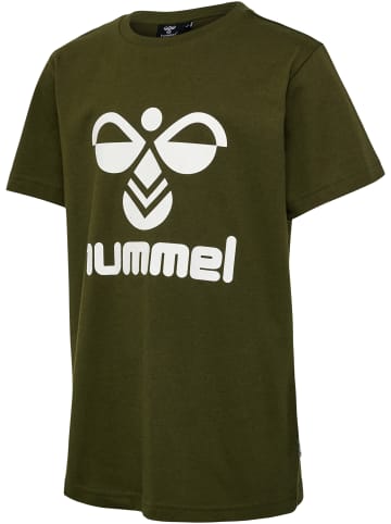 Hummel Hummel T-Shirt Hmltres Unisex Kinder in SIERRA/DARK OLIVE