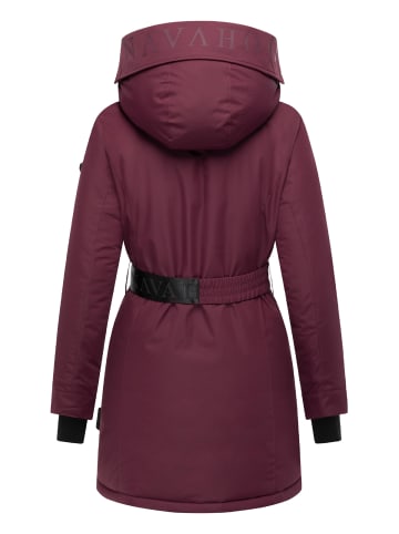 Navahoo Wintermantel Frostkuss 14 in Wine