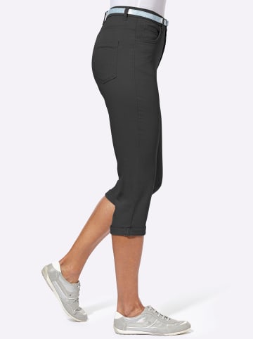 WITT WEIDEN Caprijeans in schwarz