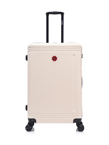 SWISS KOPPER Großer Hartschalenkoffer GSTAAD in Beige (100L)