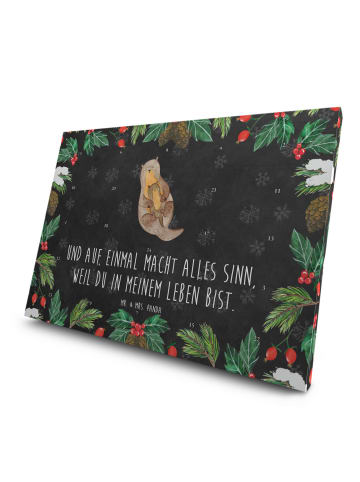 Mr. & Mrs. Panda Tee Adventskalender Otter Kind mit Spruch in Kreidetafel