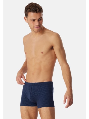 Schiesser Retro Short / Pant Cotton Casual Organic Cotton in Dunkelblau