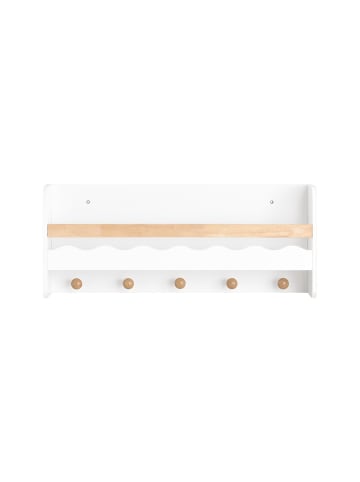 SoBuy Wandregal in Reinweiß - (W) 15 x (H) 80 x (L) 73 cm