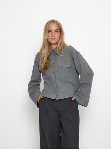minus Shirt in Light Grey Melange