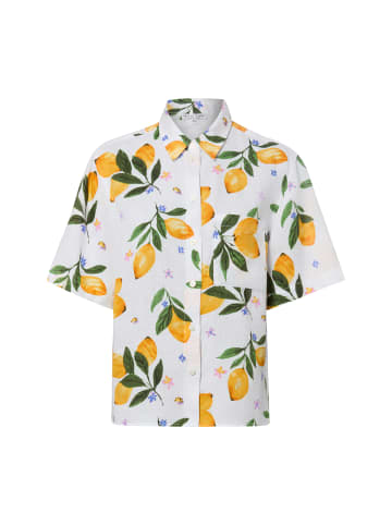 Marie Lund Bluse Ida in weiß mehrfarbig