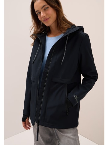 Cecil Midi Softshell Jacke in Blau