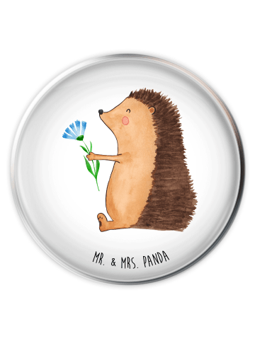 Mr. & Mrs. Panda waschbeckenstöpsel Igel Blumen ohne Spruch in Weiß