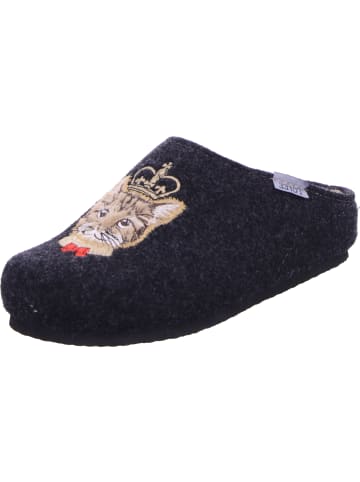 Tofee Pantoffel in schwarz