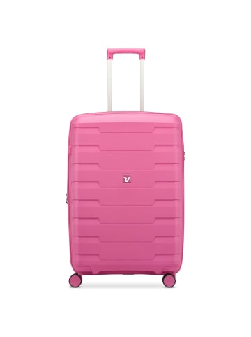 Roncato Skyline 2.0 - 4-Rollen-Trolley M 70 cm erw. (radiant red) in pink
