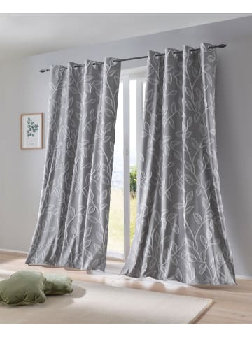 Heine Dekoschal in grau