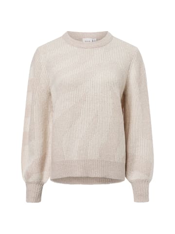 Vila Strickpullover Vipinna in beige - 0002