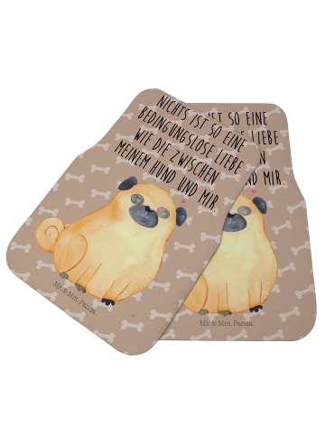 Mr. & Mrs. Panda Automatte Mops mit Spruch in Hundeglück