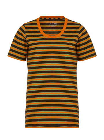 elkline T-Shirt Anna in chocolate - darkorange