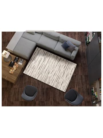 Atticgo Kurzflor-Teppich SNOWY in grau