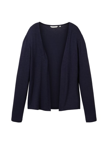 Tom Tailor Strickjacke T-SHIRT CARDIGAN in Blau