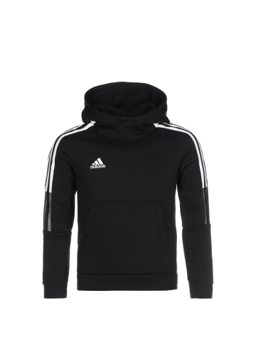 adidas Performance Kapuzenpullover Tiro 21 in schwarz / weiß