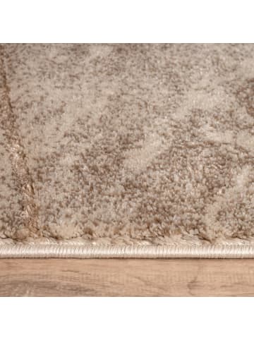 KADIMA DESIGN Teppich Kurzflor Abstrakt Wohnzimmer in Beige
