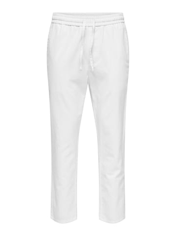 ONLY & SONS Jogginghose in Bright White